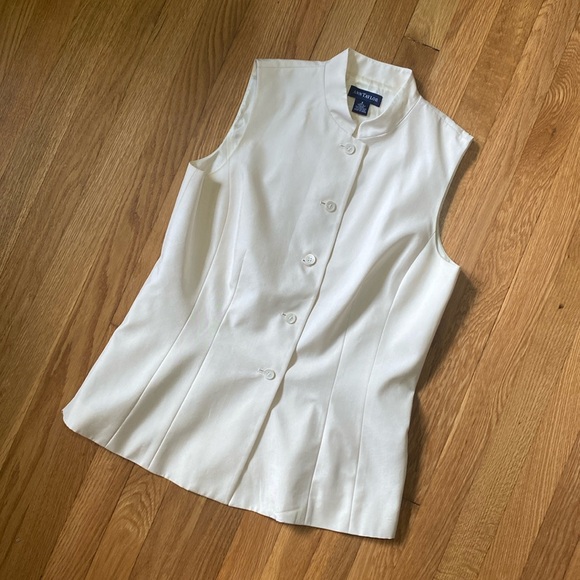 Ann Taylor Cream Vest - Picture 3 of 14